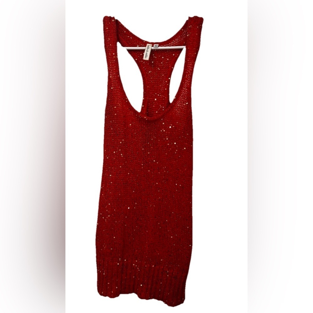 Robbi & Nikki Orange Women's Sleeveless Top Size XS (0202)